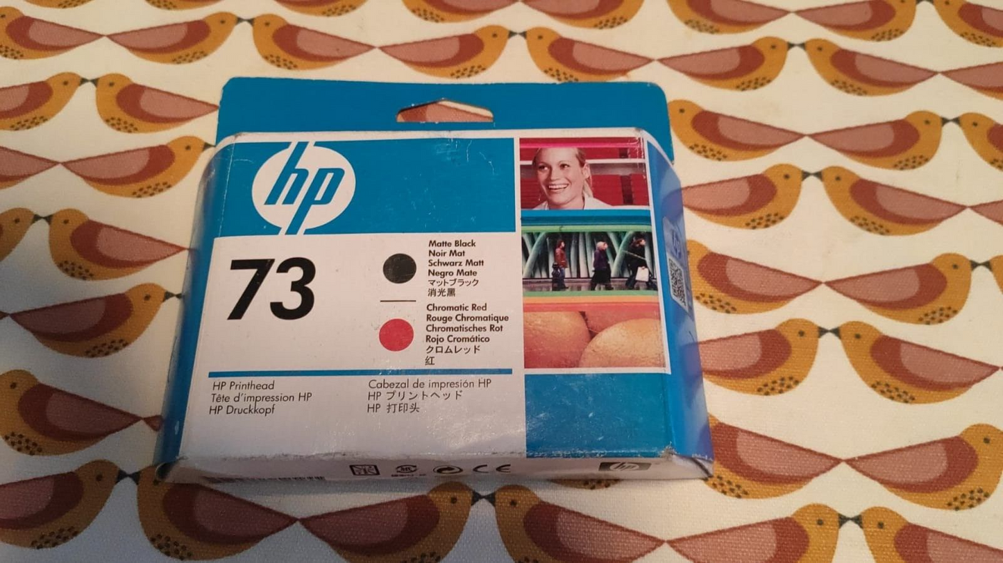 Genuine HP 73 Matte Black / Chromatic Red Printhead (CD949A) - FREE UK DELIVERY!