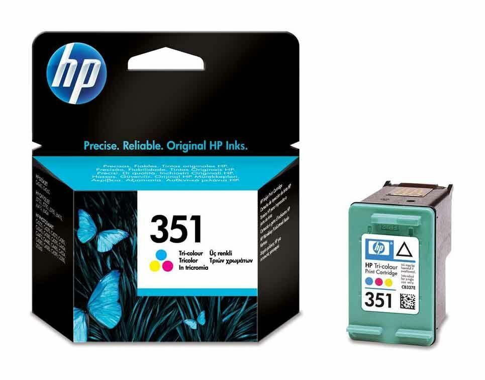 Genuine HP 351 Tri-colour ink Cartridges (CB337E) - FREE UK DELIVERY!