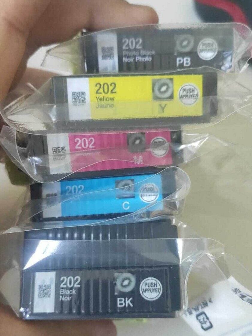 Genuine Epson 202 Multipack of 5 Kiwi Fruit Ink Cartridges - FREE UK DELIVERY